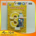 Delicate Cartoon Number Birthday Candle para venda